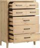 Magnussen Home® Somerset Butternut Drawer Chest-3