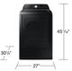 Samsung 7.4 Cu. Ft. Brushed Black Front Load Gas Dryer with Sensor Dry-1