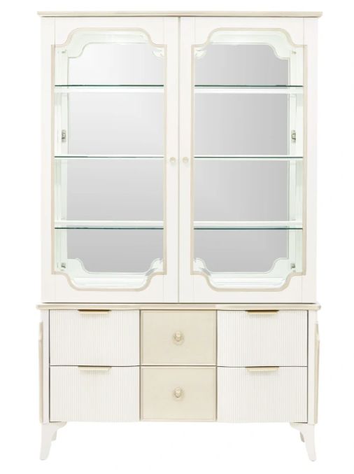 Michael Amini® La Marisia Creamy Pearl Display Cabinet-2