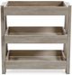 Signature Design by Ashley® Blariden Light Tan Shelf Accent Table-1