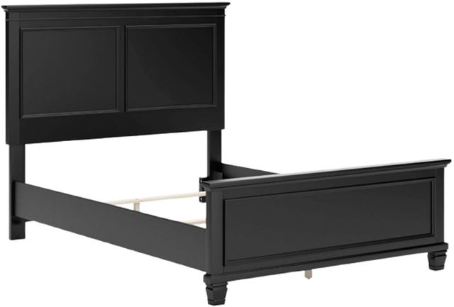 Signature Design by Ashley® Lanolee Black Full Panel Bed-4