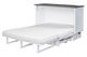 Cottage Creek Furniture Tuscan Distressed White/Brown Queen Sleep Cabinet-1