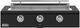 Caliber™ Rockwell Social 3-Burner Ultra Matte Black Built-In Natural Gas Grill with Chrome Hardware-0