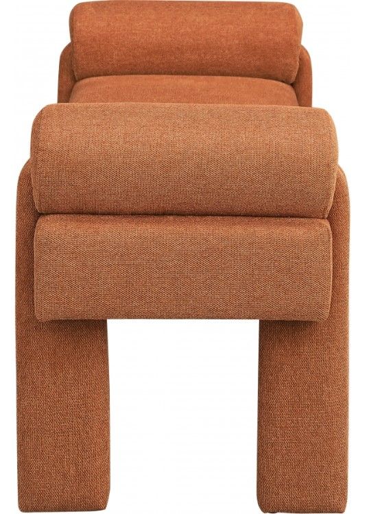 Meridian Furniture Stefano Cognac Bench-3