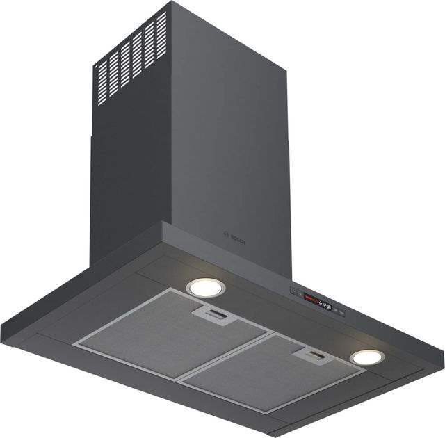 Bosch 800 Series 30" Black Stainless Steel Wall Mounted Range Hood-2