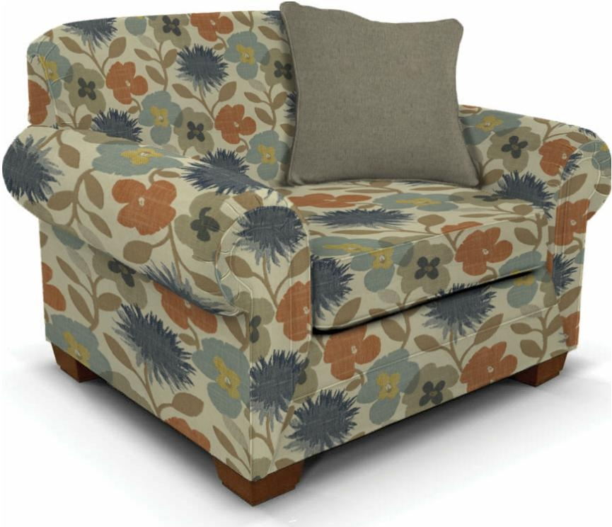 Floral chair and a half discount