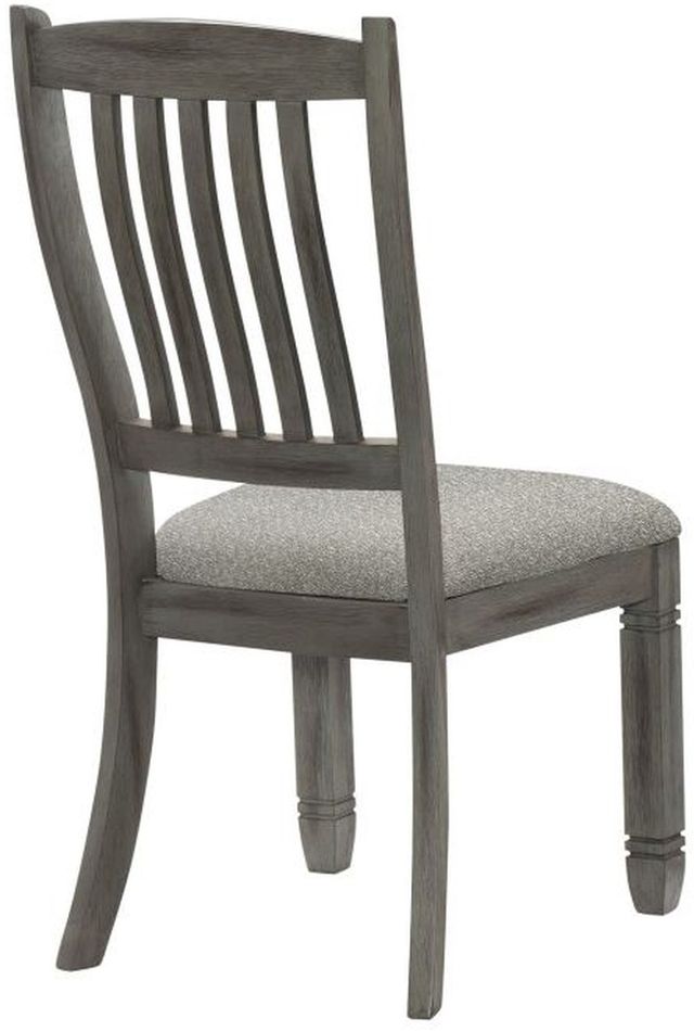Mazin Furniture Granby Antique Gray Side Chair-3