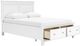 Signature Design by Ashley® Fortman White Queen Panel Storage Bed-3