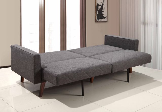 Milton Green Stars Gray Split Back Futon Sofa Bed-2