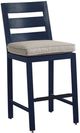Signature Design by Ashley® Mabry Shores 2-Piece Navy Blue Aluminum/Fabric Outdoor Bar Stool-2
