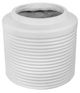 A & B Home White 19" Ridged Cement Planter-0