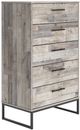 Signature Design by Ashley® Neilsville Whitewash Chest of Drawer-0