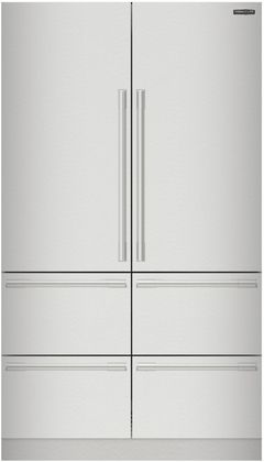 Signature Kitchen Suite 48 in. 26.0 Cu. Ft. Stainless Steel Built In Counter Depth French Door Refrigerator 