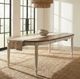 Liberty Furniture Carolina Crossing Antique Honey Dining Table with White Base-1