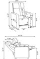 Coaster® Toohey 3-Piece Black Manual Reclining Theater Seating Set-2