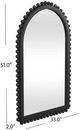 Bassett Mirror Renn Black Wall Mirror-3