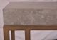 Horizon Home® Roka Gray Marble Side Table with Metal Base-1