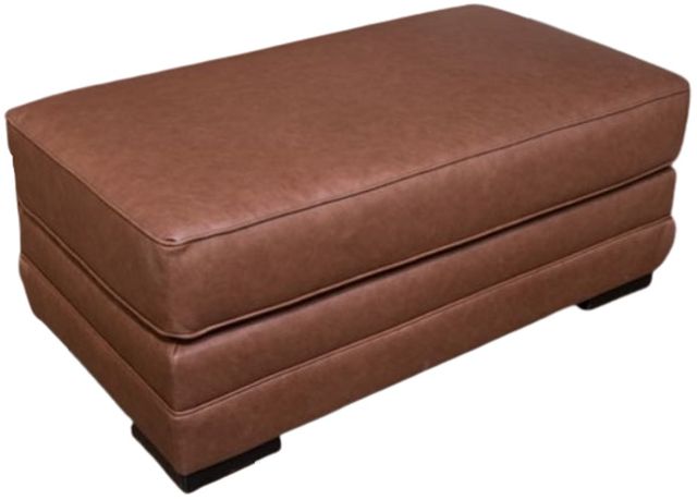Benchcraft® VillaCourt Caramel Ottoman-0