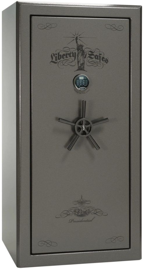 Liberty Safe Presidential Gray Marble 25 Electronic Lock Gun Safe-0