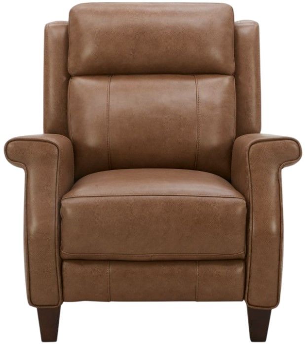 Liberty Furniture Raleigh York Chestnut Leather Manual Pushback Recliner-3
