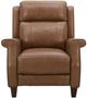 Liberty Furniture Raleigh York Chestnut Leather Manual Pushback Recliner-3