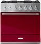 AGA™ Mercury 36" Stainless Steel Pro Style Dual Fuel Range with Cranberry Door-0