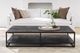 Rowe® Bartola Ink 47" Cocktail Table with Ore Base-1