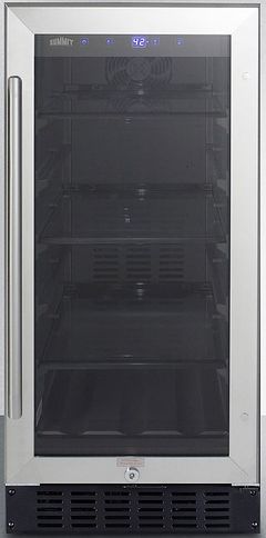 Summit® 2.3 Cu. Ft. Stainless Steel Beverage Center