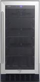 Summit® 2.3 Cu. Ft. Stainless Steel Beverage Center-0