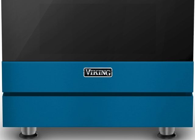 Viking® 3 Series 30" Alluvial Blue Freestanding Natural Gas Range-2