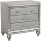 New Classic® Home Furnishings Valentino Silver Nightstand-0