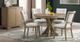 Najarian Furniture Chevron Gray Round Dining Table-1