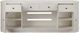 Crestview Kessler Whitewash Electric Fireplace Console-2