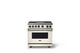 Viking® 7 Series 36" Pure White Pro Style Dual Fuel Range with Griddle-0