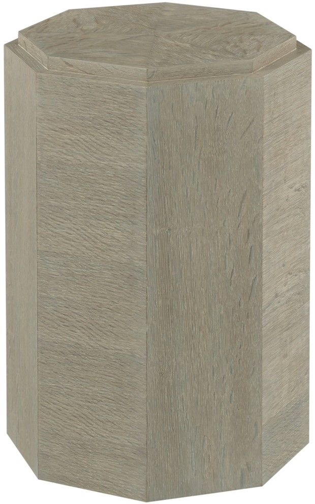 Hammary® Creston Clinton Natural Gray Octagonal Chairside Table-0