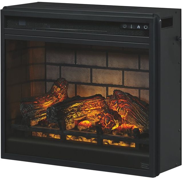 Signature Design by Ashley® Entertainment Accessories Black Large Insert Infrared Fireplace-2