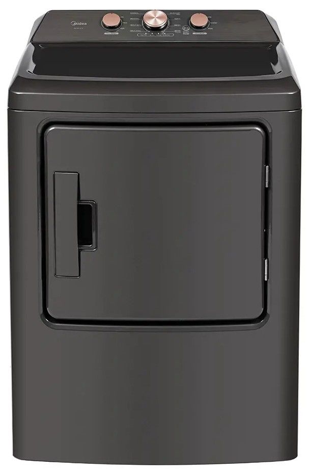 Midea 7 Cu. Ft. Metallic Gray Front Load Electric Dryer-0