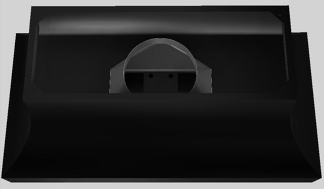 Vent-A-Hood® Designer Series 60" Black Island Range Hood-1