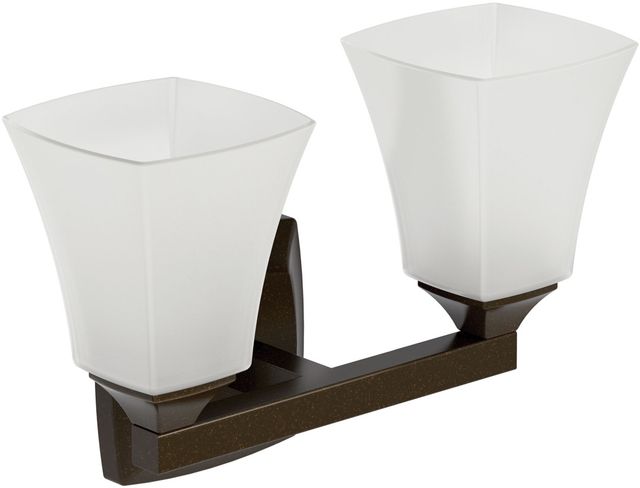 Moen® Voss™ Oil Rubbed Bronze Two Globe Bath Light-1