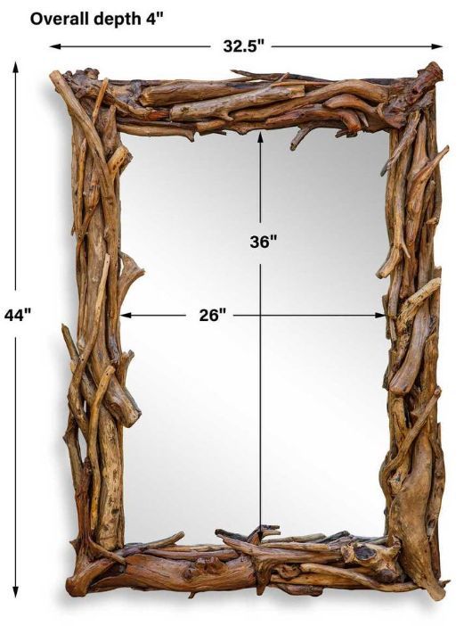 Uttermost® Rooted Natural Reflection Mirror-2