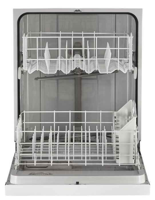 Whirlpool® 24" White Front Control Built In Dishwasher-2