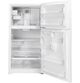 GE® 33" 21.9 Cu. Ft. White Top Freezer Refrigerator-2