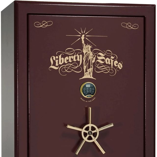Liberty Safe Presidential Burgundy Marble 40 Electronic Lock Gun Safe-1