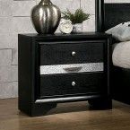 Furniture of America® Chrissy 4-Piece Black Queen Bedroom Set-3
