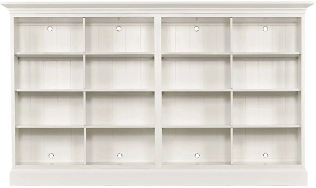 Hammary® Structures White Quad Mid Height Bookcase-0