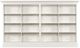 Hammary® Structures White Quad Mid Height Bookcase-0