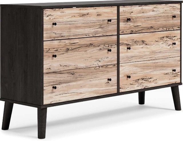Signature Design by Ashley® Piperton 5-Piece Two-Tone Brown/Black Full Panel Platform Bed Set-2