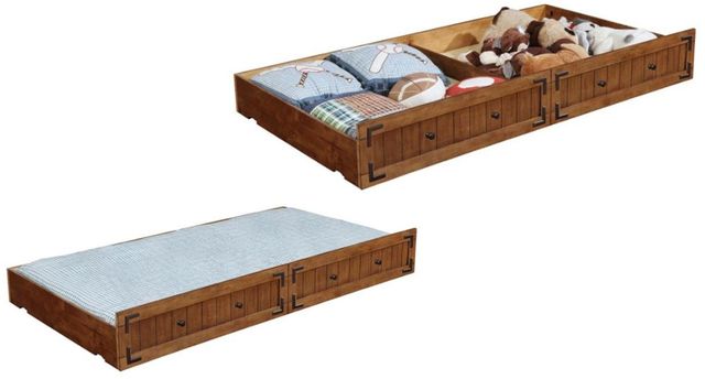 Coaster® Oakdale Storage Trundle Rustic Honey-1