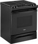 Whirlpool® 30" Black Slide-In Gas Range with Frozen Bake™ Technology-2