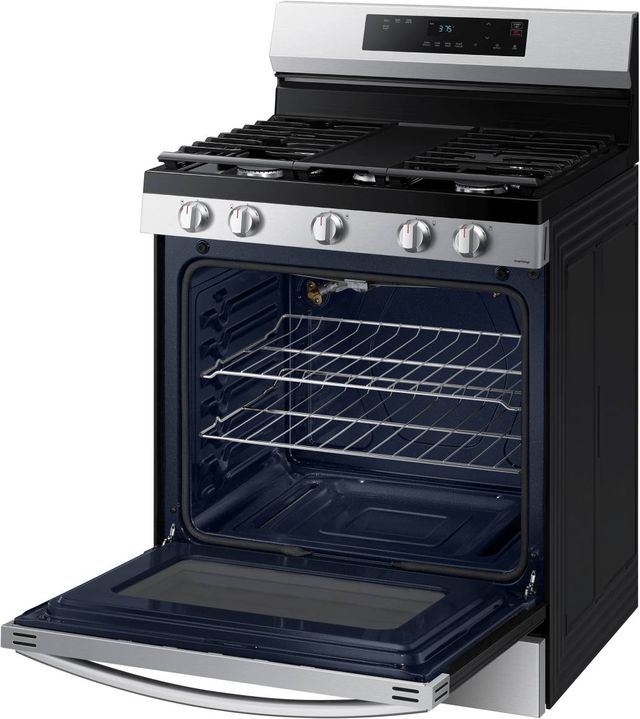 Samsung 30" Stainless Steel Smart Freestanding Gas Range-4